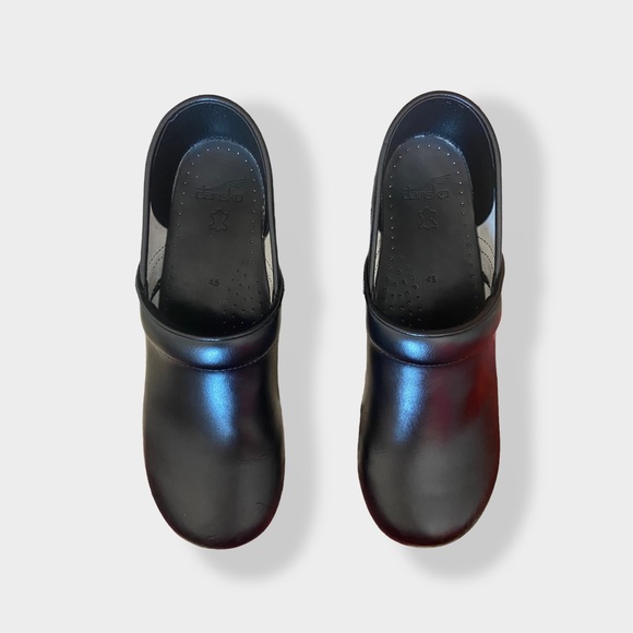 MEN’S DANKSKO PROFESSIONAL, OILED CLOGS BLACK GOOD CONDITION EUR 45 US 12 - Picture 3 of 8